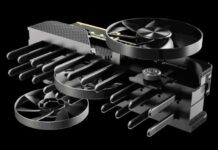 Nvidia показала нелепую видеокарту с гигантским кулером и вертикальной платой — она не раз мелькала в утечках