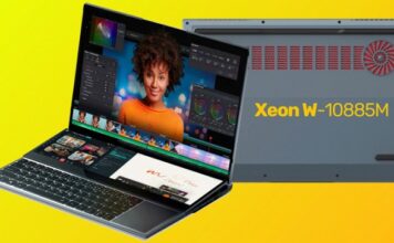 Старый 14-нанометровый Xeon, но два экрана и цена менее 900 долларов. Представлен необычный ноутбук N-one Nbook Fly