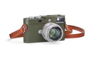Представлен фотоаппарат Leica M11-P Safari зелёного цвета за $10 тысяч