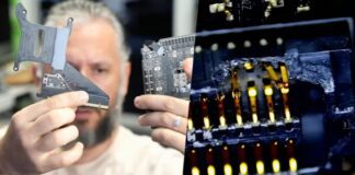 Эталонную видеокарту GeForce RTX 5090 FE лучше не разбирать. Оказалось, что внутренние разъёмы для соединения плат весьма хрупкие