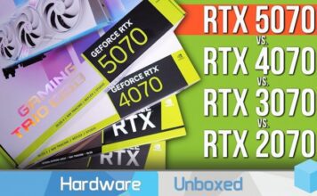 Какая из GeForce RTX xx70 была лучшей? Тесты Hardware Unboxed показывают, какой прирост мы получали при переходе на новое поколение