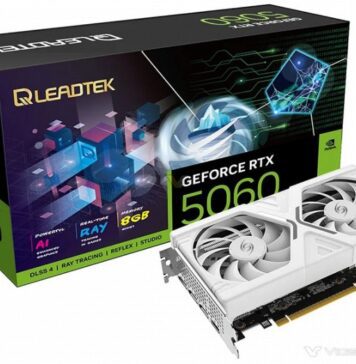 Белая видеокарта начального класса. Leadtek представила GeForce RTX 5060 Hurricane 8f4e35ea3ed51bc60c8940c0e585a97f