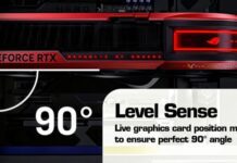 Видеокарты стали настолько тяжёлыми, что Asus решила наделить их функцией отслеживания угла провисания