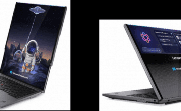 Экран этого ноутбука умеет «перетекать» на внешнюю сторону крышки. Lenovo готовит концепт ThinkPad Rollable XD