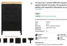 Amazon заполонили товары с названием «извините, я не могу выполнить запрос», и всё из-за ChatGPT