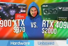 GeForce RTX 4090 за 2000 долларов против Radeon RX 7900 XTX менее чем за 1000 долларов. Тесты показывают ситуацию с учётом актуальных цен