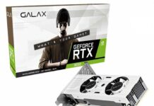 Да, урезанная и с 96-битной памятью, но зато маленькая и беленькая. Представлена видеокарта Galax RTX 3050 6GB LP