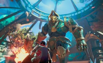 Студия экс-режиссёра Dragon Age показала геймплей Eternal Strands — битва против огромного автоматона с огненным молотом