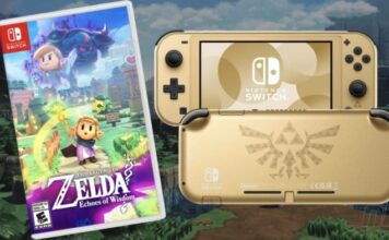 Nintendo представила «золотую» консоль Switch Lite: Hyrule Edition в стиле The Legend of Zelda