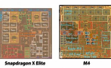 Snapdragon X Elite против Apple M4 под микроскопом. Платформы почти одинаковые по размерам, но весьма разные внутри