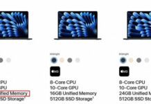 Apple наконец-то полностью отказалась от 8 ГБ ОЗУ в своих компьютерах. MacBook Air теперь предлагают минимум 16 ГБ, причём по тем же стартовым ценам