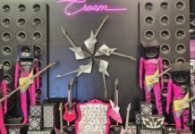 Представлена первая в мире электрогитара с меняющимся на лету дизайном