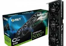 М.Видео-Эльдорадо запускает продажи видеокарт Nvidia RTX 5060 от Palit и MSI: от 44 тыс. рублей