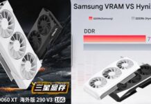 У видеокарт Radeon RX 9060 XT с памятью Samsung нагрев и потребление намного ниже, чем у версий с памятью Hynix