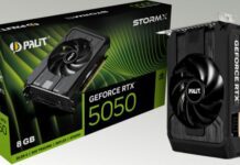 Самая слабая из RTX 50, зато очень компактная. Palit представила видеокарту GeForce RTX 5050 StormX в формате ITX