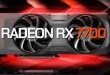 AMD представила неформатную видеокарту Radeon RX 7700: она превзошла RX 7700 XT по объему памяти и ширине шины, но в играх уступает