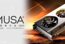 До выхода GeForce RTX 60 ещё далеко, а новинки китайской Moore Threads уже близко. Компания готовится представить архитектуру для видеокарт нового поколения