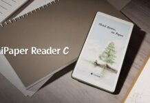 Электронная книга в формате смартфона и с цветным экраном E Ink. AiPaper Reader С работает с Android 16 и стоит 350 долларов