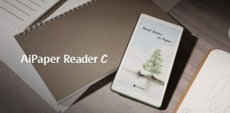 Электронная книга в формате смартфона и с цветным экраном E Ink. AiPaper Reader С работает с Android 16 и стоит 350 долларов